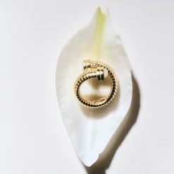 Bague Antigone - Nacre blanche