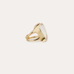 Bague Mirage Coeur - Nacre blanche