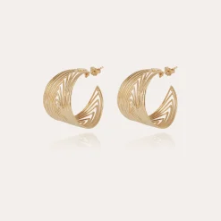 Boucle d'oreilles créoles Wave