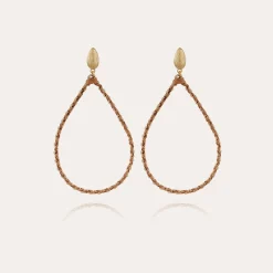 Boucles d'oreilles Beyby grand modèle - Osier