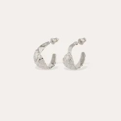 Boucles d'oreilles créoles Almara petit modèle