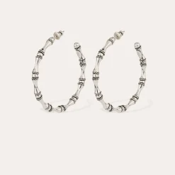 Boucles d'oreilles créoles Bambou