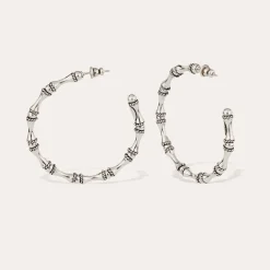 Boucles d'oreilles créoles Bambou
