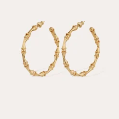 Boucles d'oreilles créoles Bambou