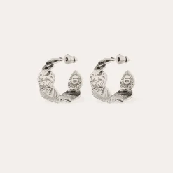 Boucles d'oreilles créoles Cuore petit modèle
