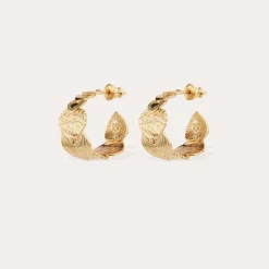 Boucles d'oreilles créoles Cuore petit modèle