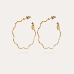 Boucles d'oreilles créoles Florette petit modèle