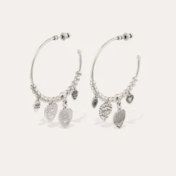 Boucles d'oreilles créoles "I Love you" mini