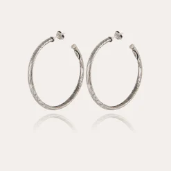 Boucles d'oreilles créoles Maori petit modèle