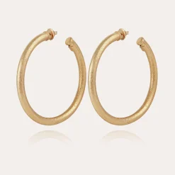 Boucles d'oreilles créoles Maoro grand modèle