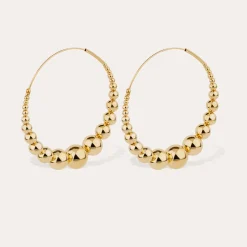 Boucles d'oreilles créoles Multiperla