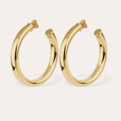 Boucles d'oreilles créoles Turner grand modèle