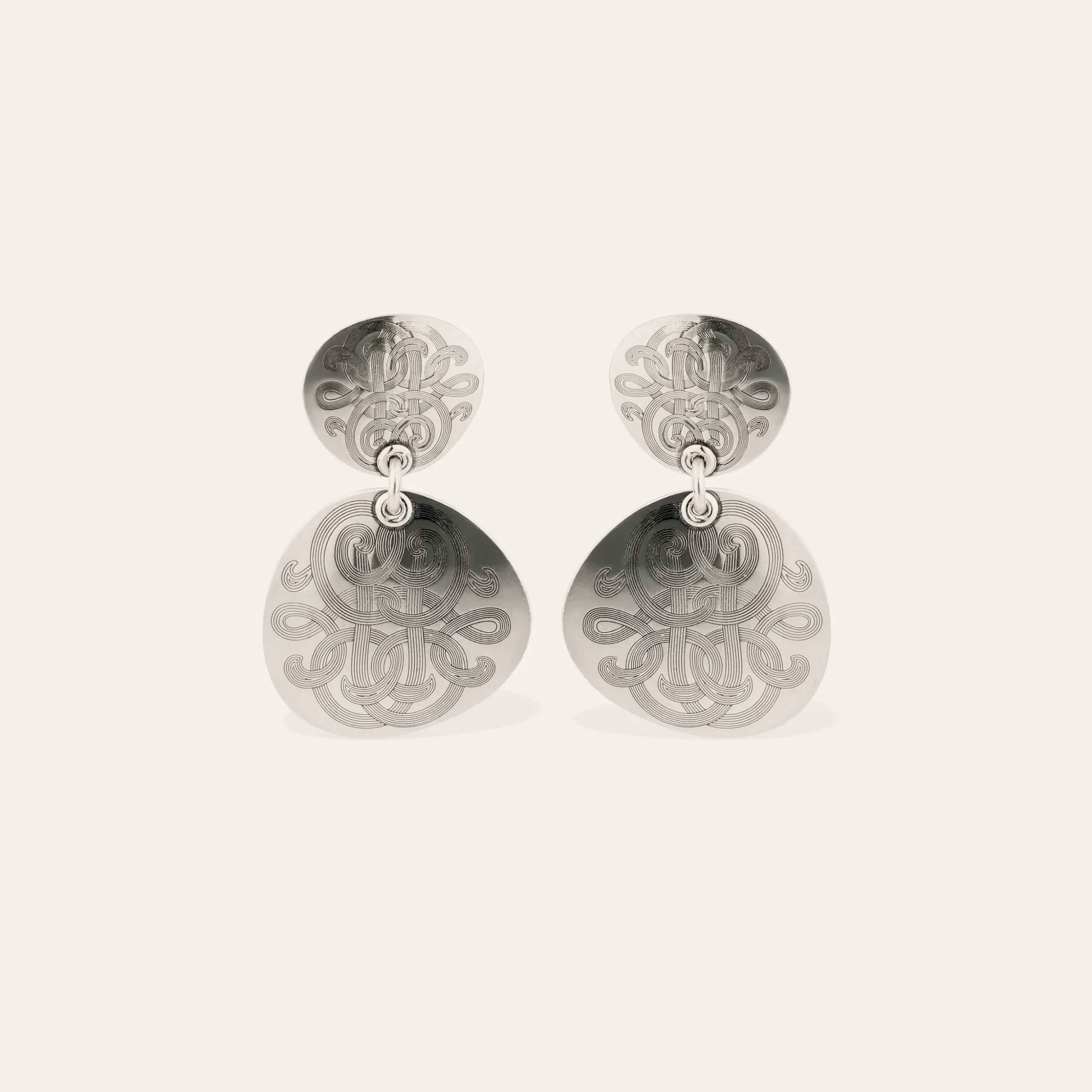 Boucles d'oreilles Diva double petit modèle