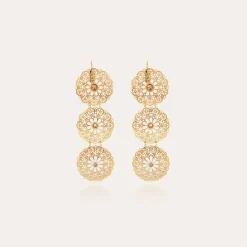 Boucles d'oreilles Flocon Triple mini