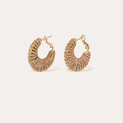 Boucles d'oreilles Izzia petit modèle - Osier