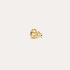 Boucles d'oreilles puce Scaramouche émail