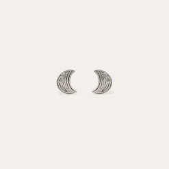 Boucles d'oreilles puces Luna Wave petit modèle