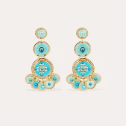 Boucles d'oreilles Sequin triple