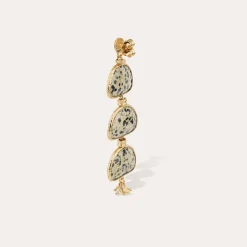 Boucles d'oreilles Silenza - Jaspe Dalmatien