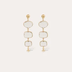 Boucles d'oreilles Silène - Cristal