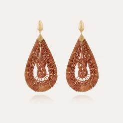 Boucles d'oreilles Tojo grand modèles - Osier