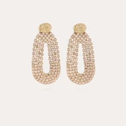 Boucles d'oreilles Trevise strass