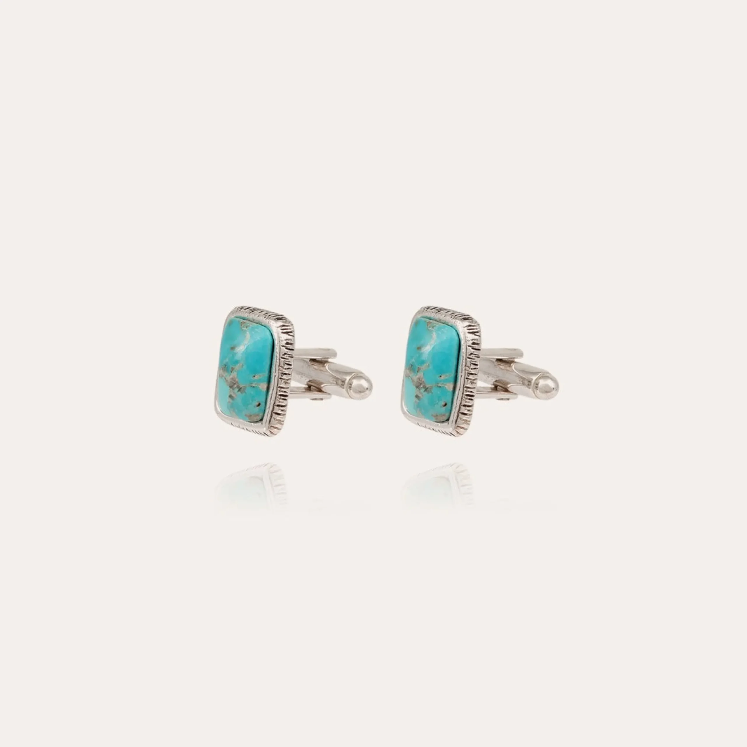 Boutons de manchette Totems - Turquoise