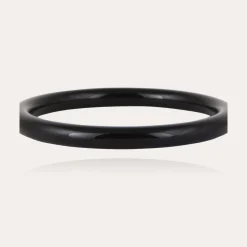 Bracelet Caftan acétate - Noir