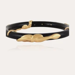 Bracelet Cobra jonc acétate - Noir