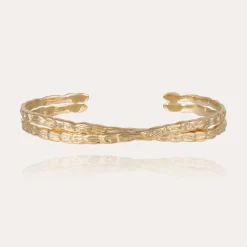 Bracelet jonc Liane croisé mini
