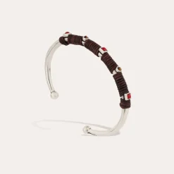 Bracelet Lino cuir - Oeil de Tigre