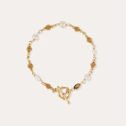 Bracelet Rosario - Nacre blanche