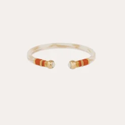 Bracelet Sari acétate - Ivoire