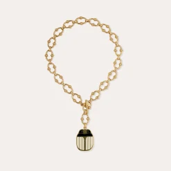 Charm pendentif Mirage Scarabée émail grand modèle