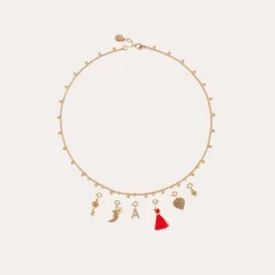 Charms pendentif lettre A strass
