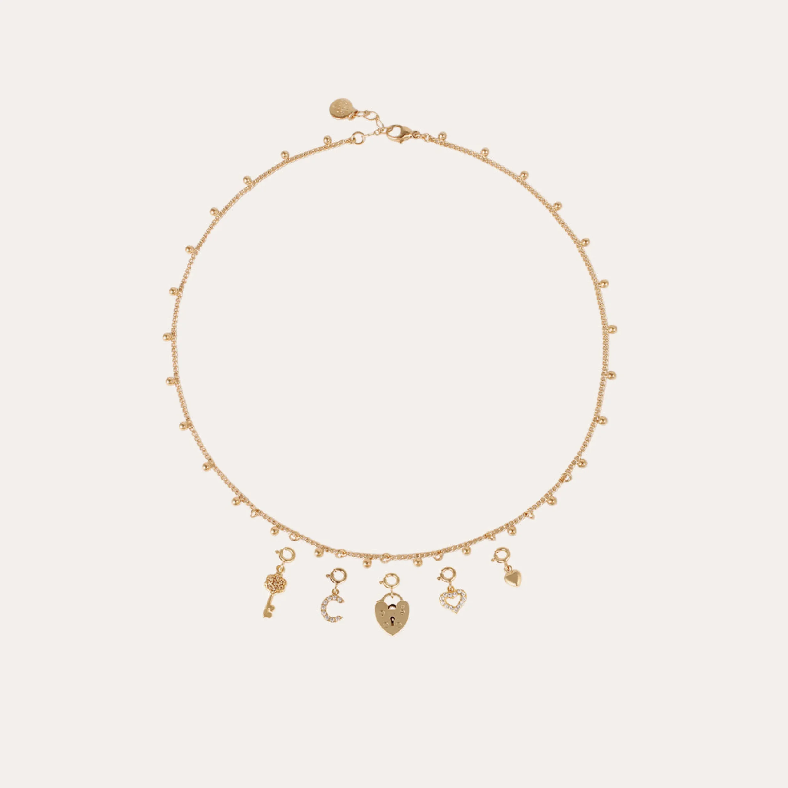 Charms pendentif lettre C strass