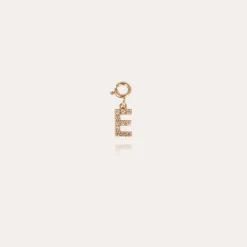 Charms pendentif lettre E strass
