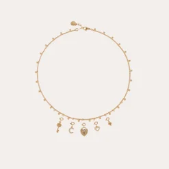 Charms pendentif lettre E strass