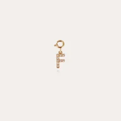 Charms pendentif lettre F strass