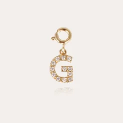 Charms pendentif lettre G strass