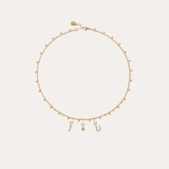 Charms pendentif lettre K strass
