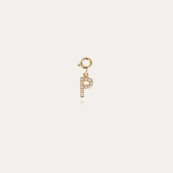 Charms pendentif lettre P strass