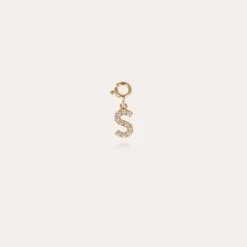 Charms pendentif lettre S strass