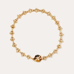 Collier Adrian acétate - Écaille