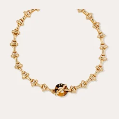Collier Adrian acétate - Écaille