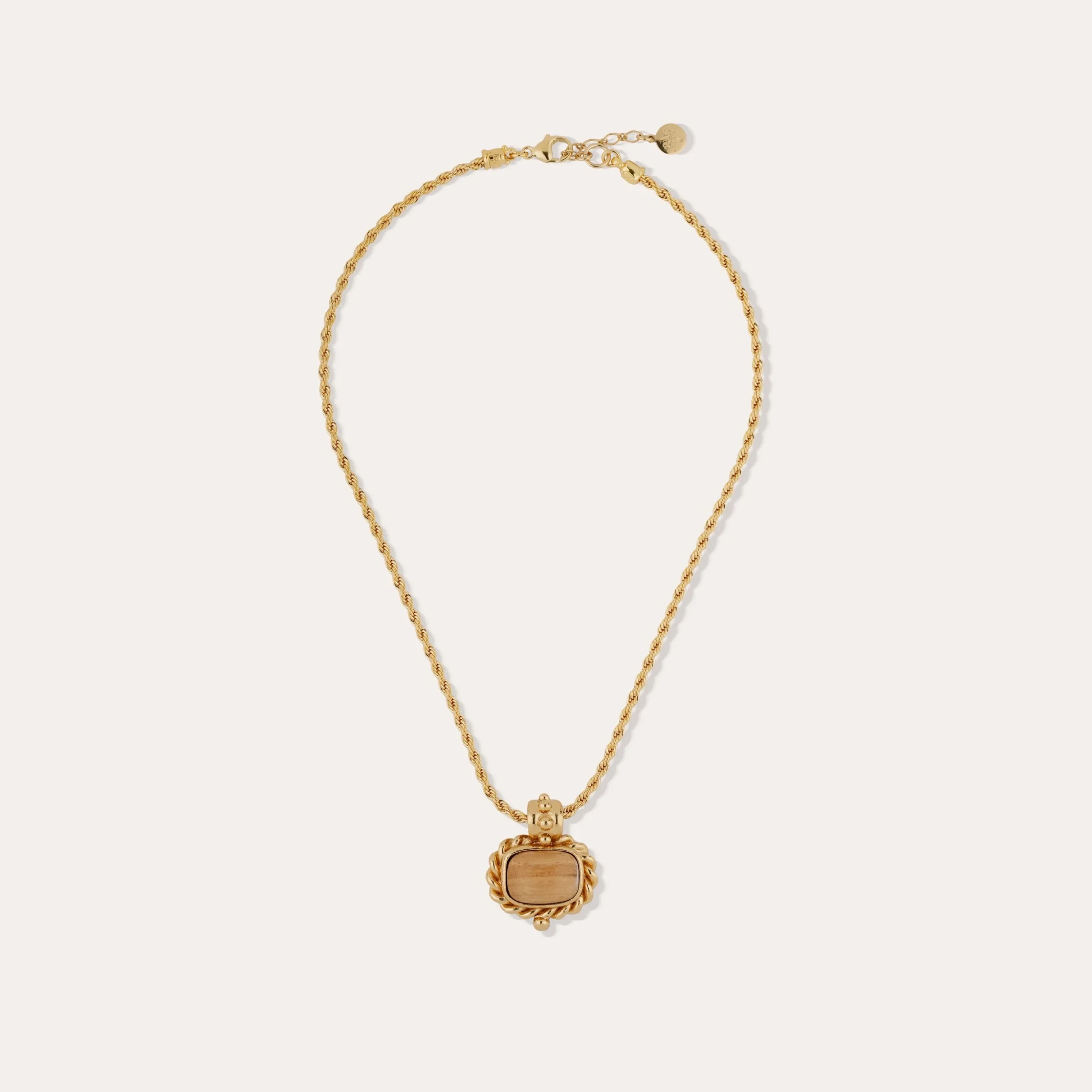 Collier Amarante - Bois