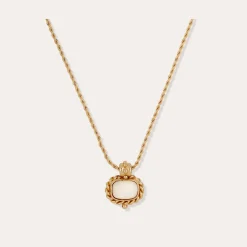 Collier Amarante - Nacre Blanche