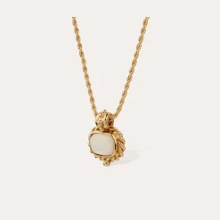 Collier Amarante - Nacre Blanche