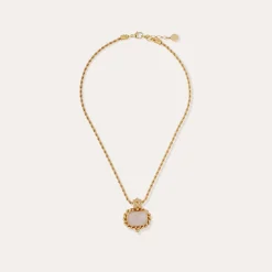 Collier Amarante - Quartz Rose