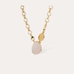 Collier Billy - Quartz rose